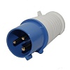 Купить Вилка кабельная 16А 2Р+Е IP44 переносная 250в CCB-013 IEK в магазине строительных материалов &quot;Отделка на 5&quot;