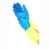 Купить Перчатки хоз. латексные БИКОЛОР XL синий+желт. BIKOLO4/ Komfi в магазине строительных материалов &quot;Отделка на 5&quot;