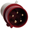 Купить Вилка кабельная 16А 3Р+N+Е IP44 переносная 380В EKF в магазине строительных материалов &quot;Отделка на 5&quot;